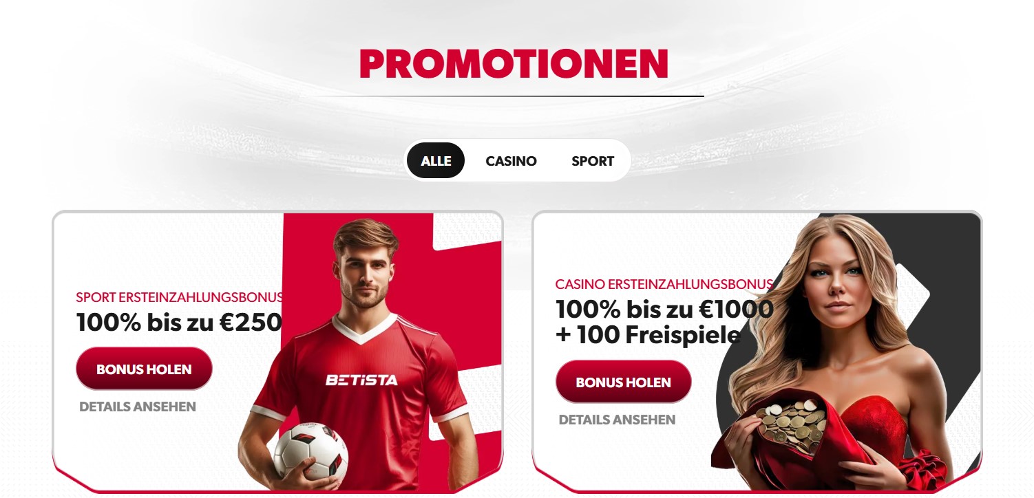 Betista Casino Promotionen